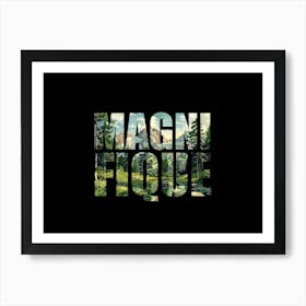 Magnifique Poster Retro Mountains 2 Art Print