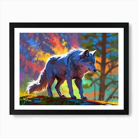 Wolf Painting 3 Art Print