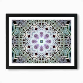 Gray Abstract Pattern Made Of Alcohol Ink Art Print