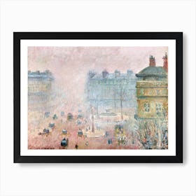 Place Du Theatre Francais Fog Effect (1897), Camille Pissarro Art Print