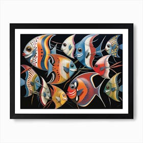 Tropical Fishes Art Print