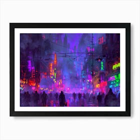 Futuristic City Art Print