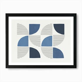 Abstract Art - Bl04 Art Print