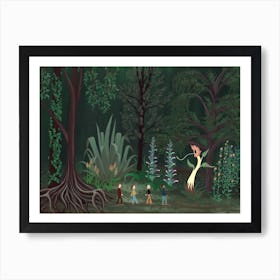 Deep In The Forest Art Print