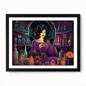 The witch's office Art Print