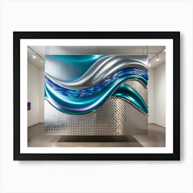 'Blue Wave' 1 Art Print