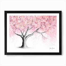 Mountain Blossom Tree Art Print