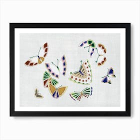 Japanese Butterfly, Cho Senshu (7) Art Print