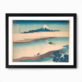 Fuji—The Tama River, Musashi Province, Katsushika Hokusai, Art Print