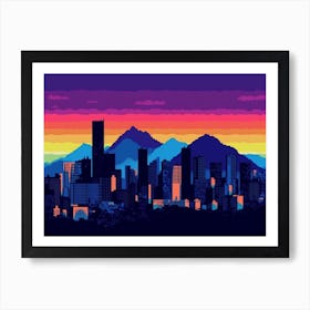 Caracas Skyline 2 Art Print