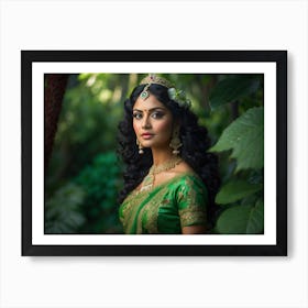 Beautiful Indian Bride Art Print