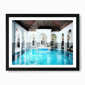 Indoor Swimming Pool Art Print