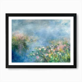 Contemporary Artwork Inspired By Claude Monet 2 Art Print