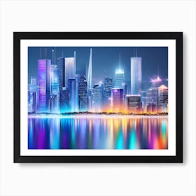 Futuristic Cityscape 43 Art Print