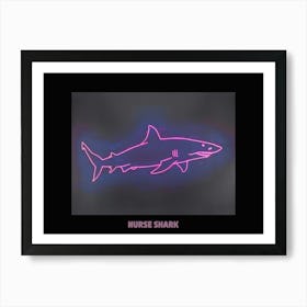 Neon Pink Nurse Shark 1 Poster Art Print