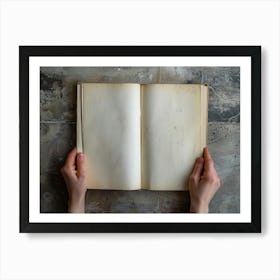 Blank Book (32) Art Print