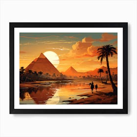 Egyptian Sunset Art Print