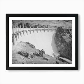 Owyhee Dam Which Impounds Water For The Vale Owyhee Irrigation Project, Malheur County, Oregon By Russell Lee Art Print