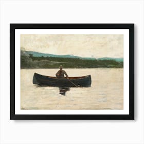 Playing A Fish (1875), Winslow Homer Art Print