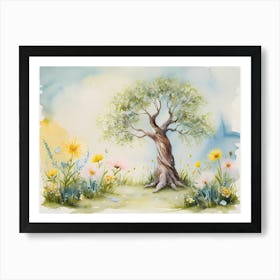 Watercolor Painting 2 Art Print