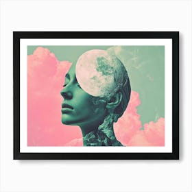 Lucid Dreaming Pink Clouds Art Print