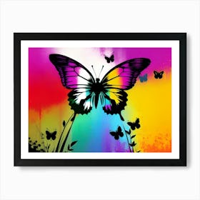 Butterfly Painting 97 Art Print