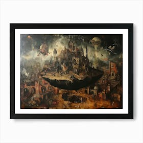 Contemporary Artwork Inspired By Hieronymus Bosch 1 Art Print