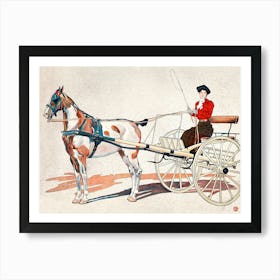 A Kentucky Breaking Cart (ca.1900), Edward Penfield Art Print