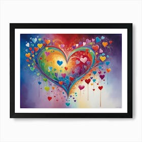 Heart Of Love 7 Art Print