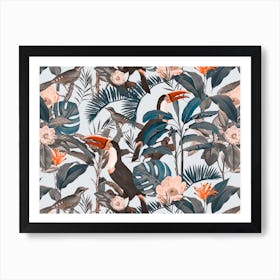 Toucan Jungle Art Print