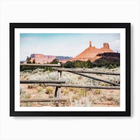 Utah Sagebrush Scenery Art Print