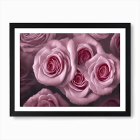 Pink Roses 11 Art Print