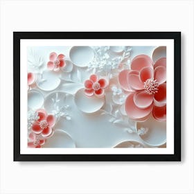 Paper Flowers 59 Art Print