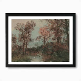 Pond In The Woods 1 Art Print