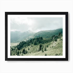 Green Hills In Austria Art Print