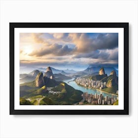 Rio De Janeiro landscape Art Print