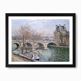 The Pont Royal And The Pavillon De Flore (1903), Camille Pissarro Art Print