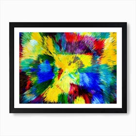 Acrylic Extruded Painting 151 Art Print