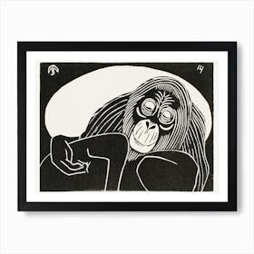 Orangutan (1914), Samuel Jessurun Art Print