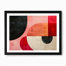 mid century modern art Art Print