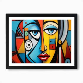 Abstract Of A Woman 6 Art Print