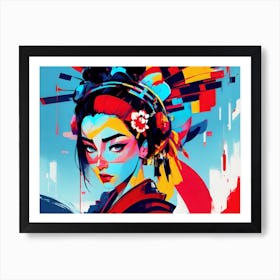 Geisha Girl 6 Art Print