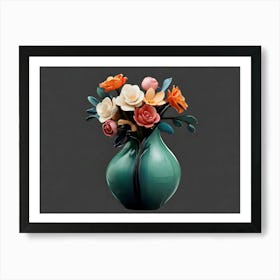 Vase Of Flowers Art Print