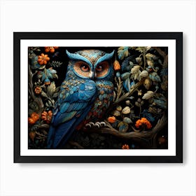 Contemporary Owl 7 Art Print