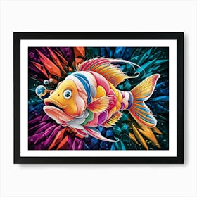 Colorful Fish 2 Art Print