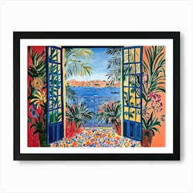 Open Window Matisse Coastal Art Print