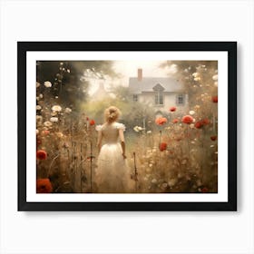 Beauty in Wildflower Garden Art Print