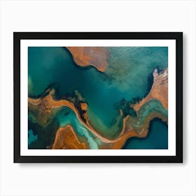 Ocean Water And Sand Art Print