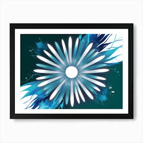 Abstract Flower 7 Art Print