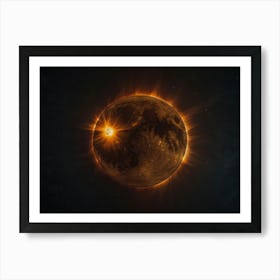 Solar Eclipse 10 Art Print